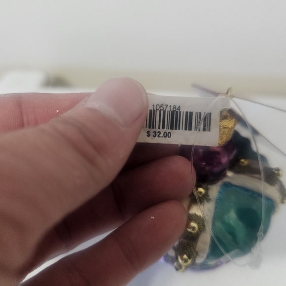 Bombay Holiday European Treasures Blown Glass Crown NWT - Picture 5 of 5